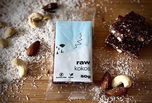 Surová tyčinka s kokosovou chuťou RAW KOKOS 50g
