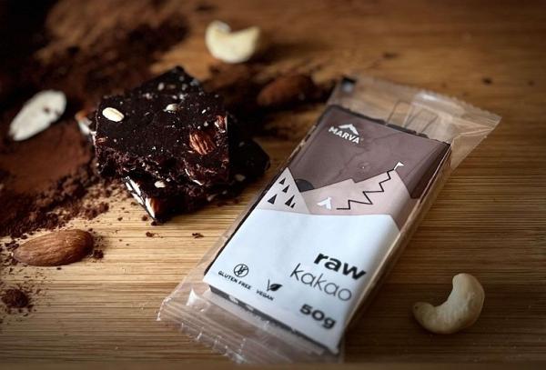Surová tyčinka s kakaovou chuťou RAW KAKAO 50g
