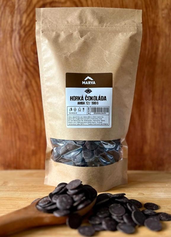 Horká čokoláda 72% 500g
