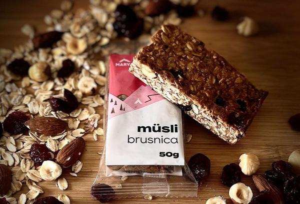 Müsli tyčinka s brusnicami MÜSLI BRUSNICA 50g