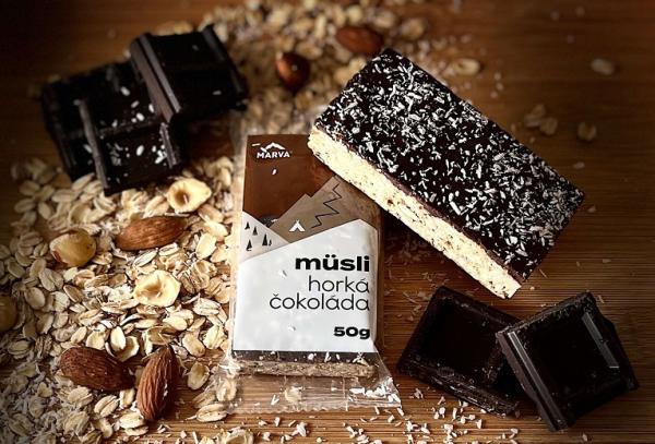 Müsli tyčinka s horkou čokoládou MÜSLI HORKÁ ČOKOLÁDA 50g