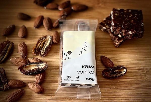 Surová tyčinka s mandľami a vanilkou RAW VANILKA 50g