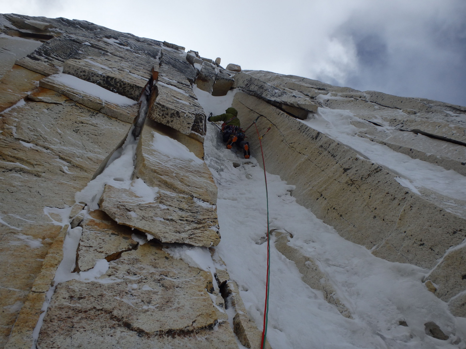 Excelentné zimné lezenie