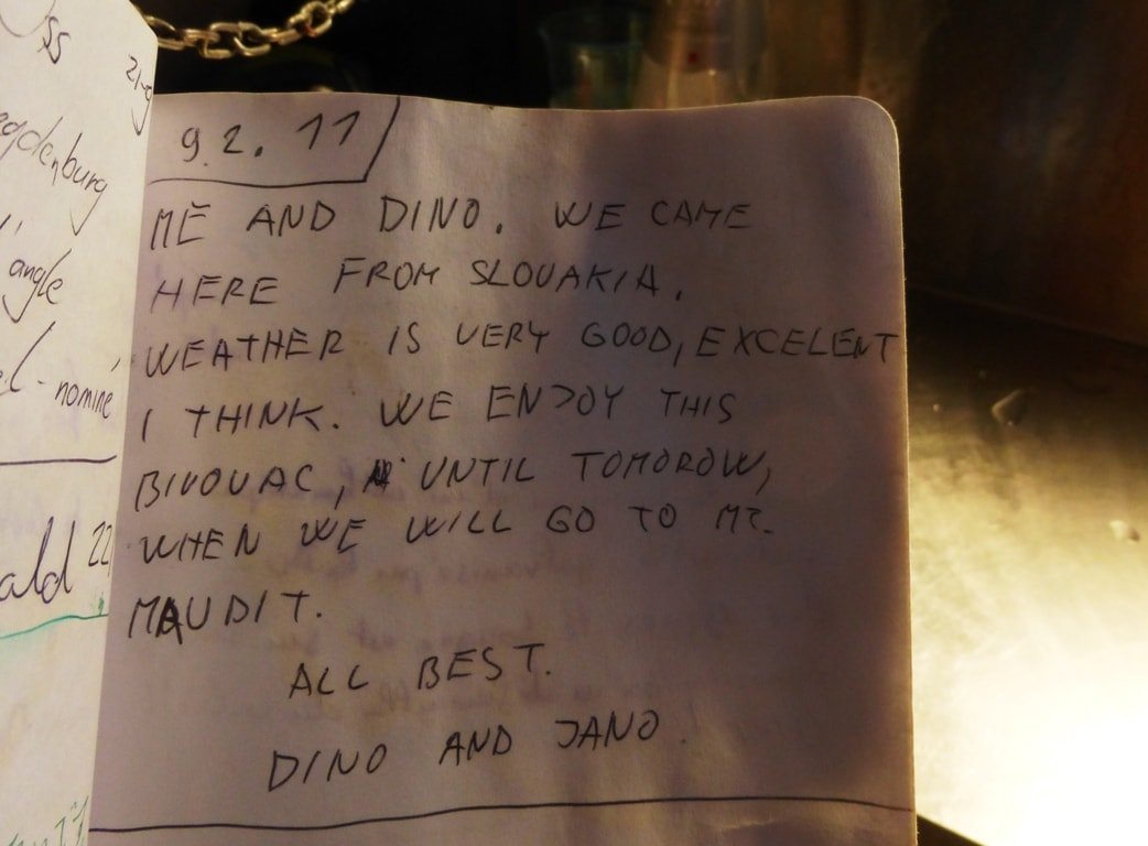 Bivak v Col de la Fourche