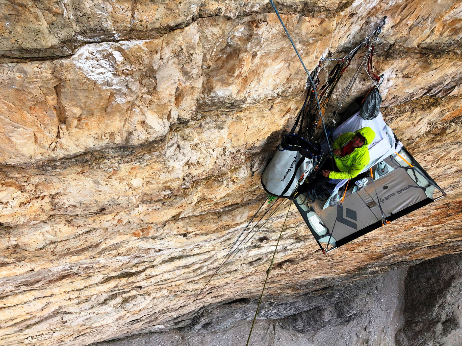 Filip istí z portaledge